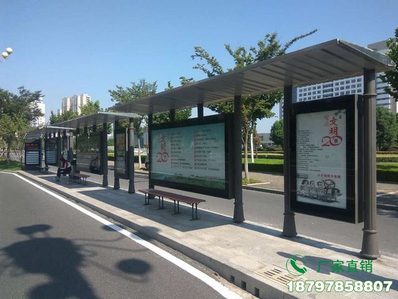 广灵城市环保公交车候车亭