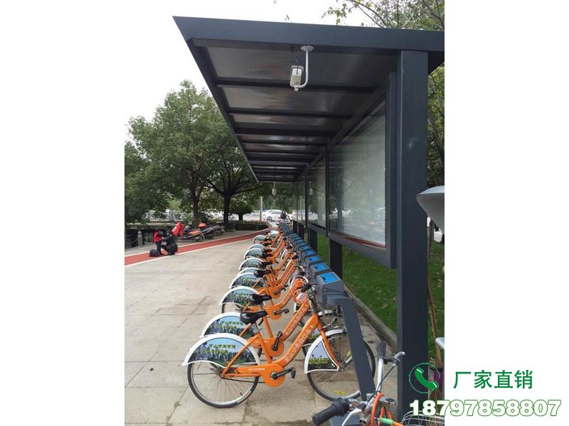 万柏林智能共享自行车停放棚